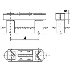 Ростверки двухсвайных фундаментов фото 2