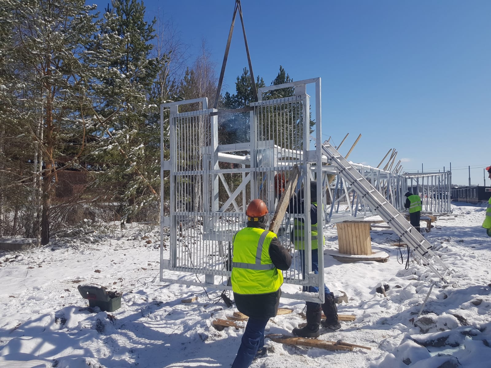 Мачта ПМС зима Мачта ПМС зима фото